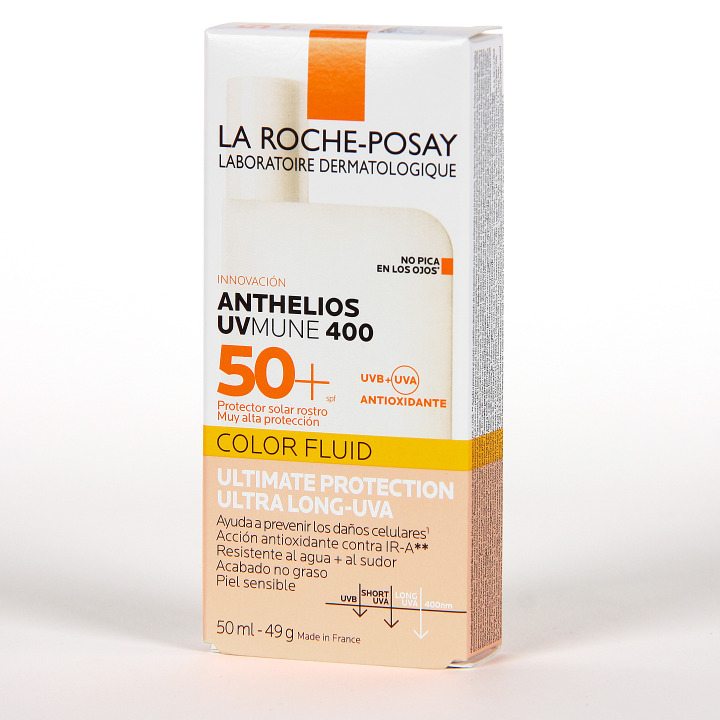 La Roche Posay Anthelios Fluido Invisible Con Color SPF50 Farmacia