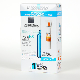 La Roche Posay Hyalu B5 Serum 30 ml REGALO Anthelios Fluido Invisible 15 ml
