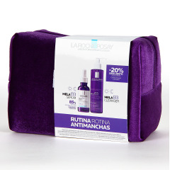 La Roche Posay PACK Ahorro Mela B3 Serum y Mela B3 Limpiador con Neceser de Regalo