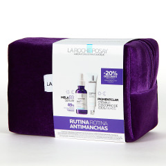 La Roche Posay PACK Ahorro Mela B3 Serum y Pigmentclar Contorno de ojos con Neceser de Regalo