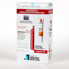 La Roche Posay PACK Retinol B3 Serum 30 ml con Anthelios Fluido 15 ml de Regalo