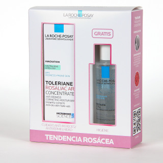 La Roche Posay Toleriane Rosaliac AR Concentrate 40 ml REGALO Minitalla Agua micelar Ultra