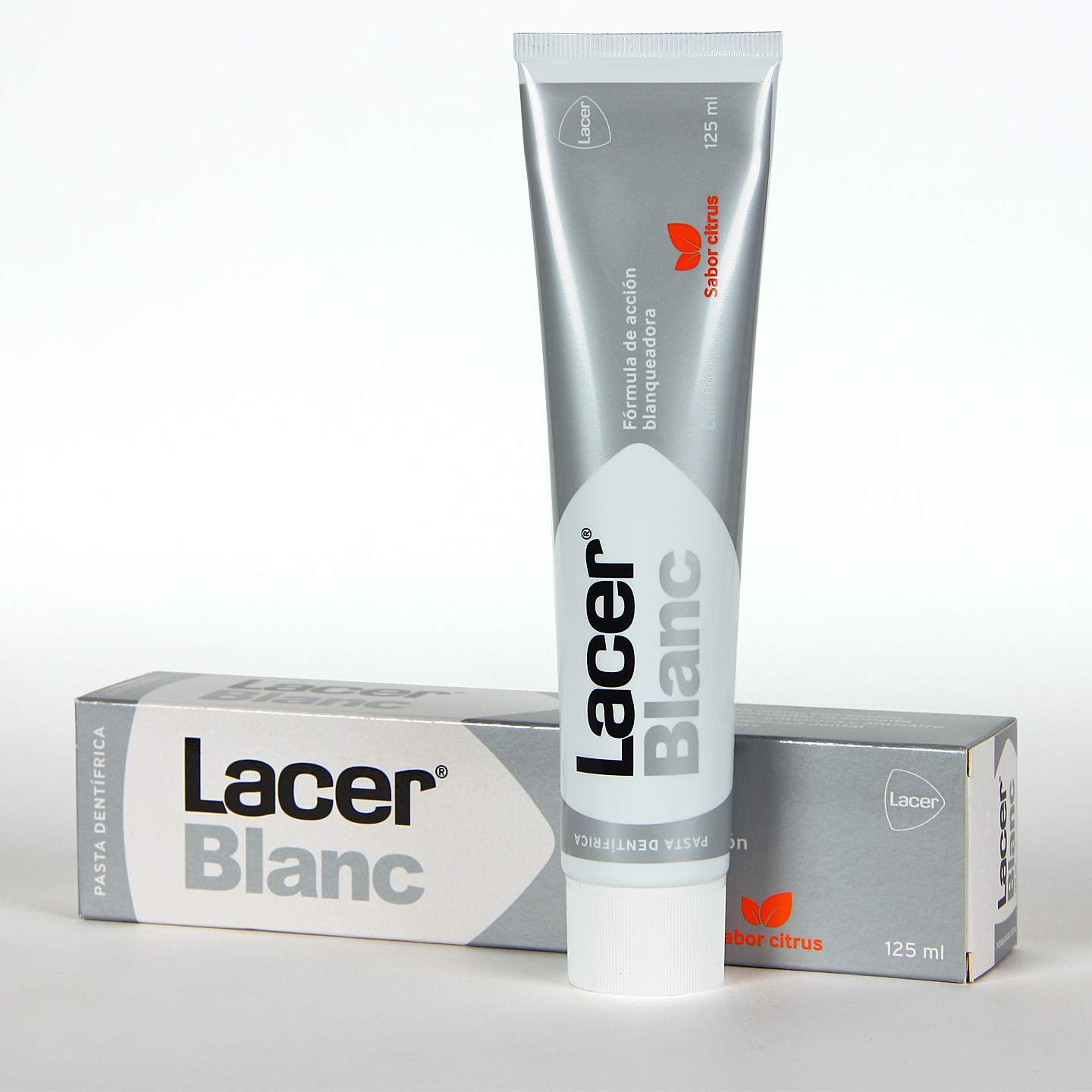 LACER Blanc plus d-citrus con fluor 125+25 ml. Salud Bucodental  Parafarmacia - Farmacia Penadés Alcoy Tienda