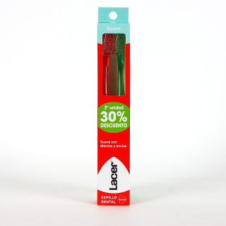 Lacer Cepillo de dientes suave Duplo