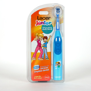 Lacer Junior Cepillo Dental Eléctrico Azul