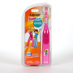 Lacer Junior Cepillo Dental Eléctrico Rosa