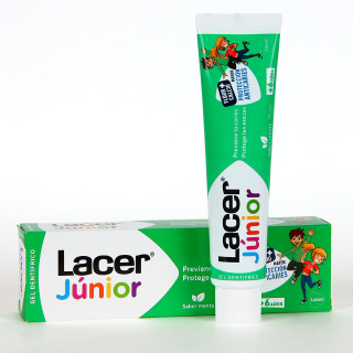 Lacer Junior Gel dental sabor menta 75ml