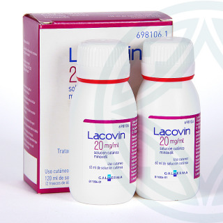 Lacovin 2% 20 mg/ml solución cutánea 120 ml
