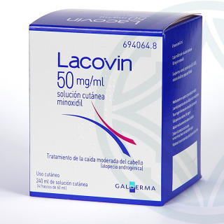 Lacovin 5% 50 mg/ml solución cutánea 240 ml