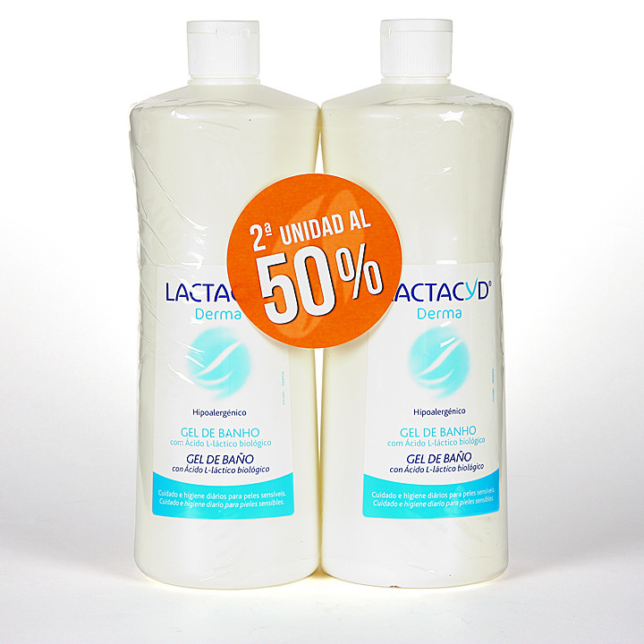 Lactacyd Derma Gel de Baño 1 L Pack Duplo | Farmacia Jiménez