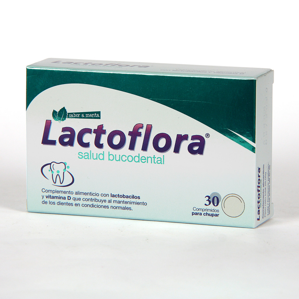 Lactoflora Salud Bucodental 30 comprimidos para chupar Menta | Farmacia