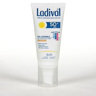 Ladival Pieles sensibles o alérgicas Gel-Crema facial con Color SPF 50+ 50 ml