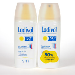 Ladival Spray Pieles sensibles o alérgicas SPF 50+ Pack ahorro 150 ml +150 ml