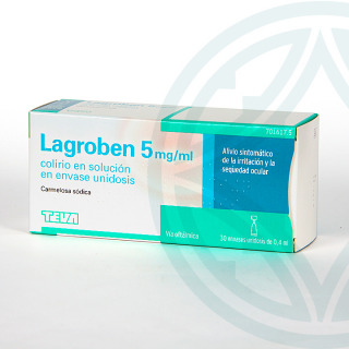 Lagroben colirio 30 monodosis