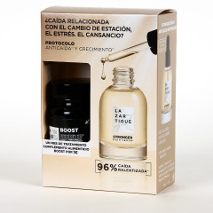 Lazartigue Stronguer Hair Serum Anticaída 50 ml con Lazartigue Boost Anticaída 30 cápsulas de Regalo
