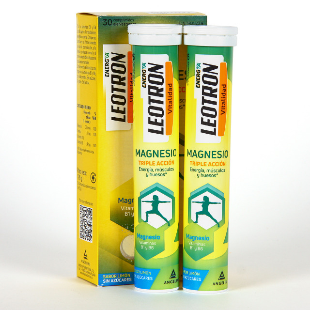 Leotron Magnesio 30 Comprimidos Efervescentes Farmacia Jim nez