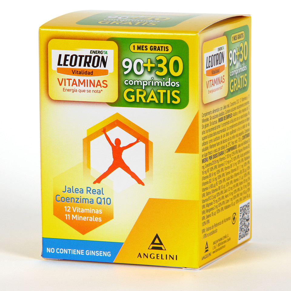 Food Supplement Leotron Leotron Vitaminas Coenzyme Q-10 Royal jelly