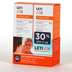 Leti AT4 PACK Duplo Defense Facial SPF50+ 50ml