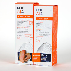 Leti AT4 PACK Hidrogel Antipicor y Crema Intensive Precio Especial