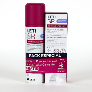 Leti SR Fluido Anti-Rojeces 40ml PACK Regalo