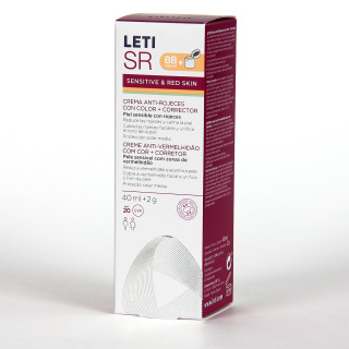LetiSR Crema Anti-rojeces con color 40 ml + Corrector 2g