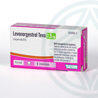 Levonorgestrel Teva EFG 1.5 mg 1 comprimido