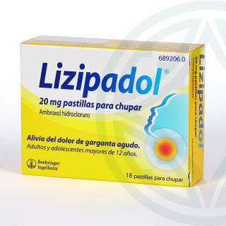 Lizipadol 20 pastillas para chupar