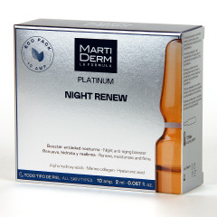 Martiderm Night Renew Platinum 10 ampollas