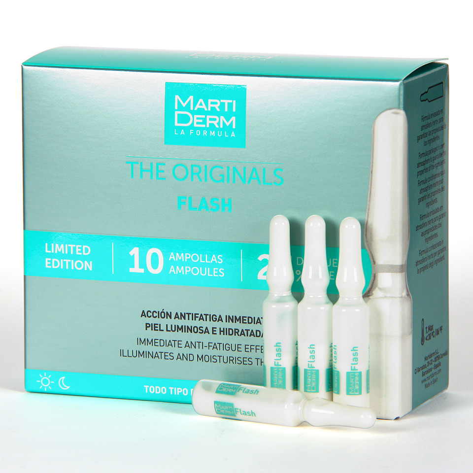 Martiderm Flash 10 ampollas Farmacia Jiménez