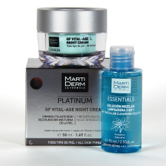 Martiderm GF Vital-Age Platinum Night Crema de Noche 50 ml REGALO Solución micelar 75 ml