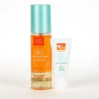 Martiderm PACK Sun Care SPF 30 BronzeD Body Spray 155 ml con After Sun 30 ml de Regalo