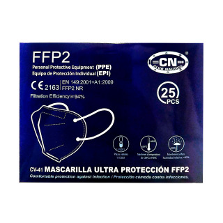 Mascarilla FFP2 Caja 25 Unidades Gris