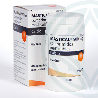 Mastical 500 mg 60 comprimidos masticables