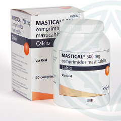 Mastical 500 mg 90 comprimidos masticables