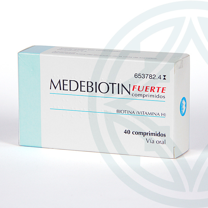 Medebiotin Fuerte, tratamiento de biotina - 40 comprimidos | Farmacia