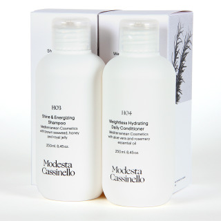 Modesta Cassinello PACK Champú Brillo y Vitalidad y Acondicionador 20% Descuento