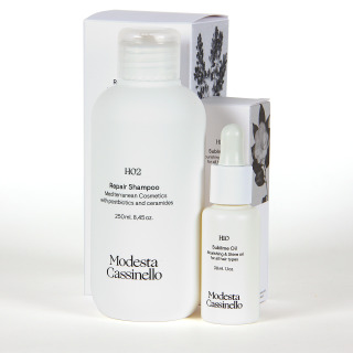 Modesta Cassinello PACK Champú Reparador y Aceite Sublime 20% Descuento