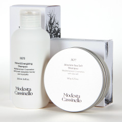 Modesta Cassinello PACK Champú Sal Marina y Champú Brillo y Vitalidad 20% Descuento