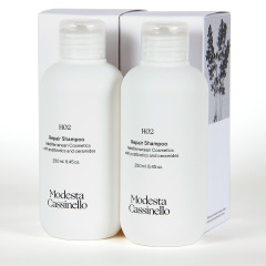 Modesta Cassinello PACK Duplo H02 Champú Reparador 250 ml 20% Descuento