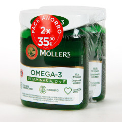 Mollers Omega 3 112 Cápsulas Pack Duplo Ahorro