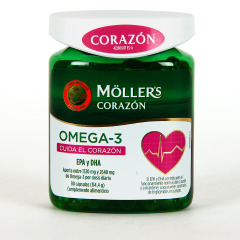 Mollers Omega 3 Corazón 80 Cápsulas
