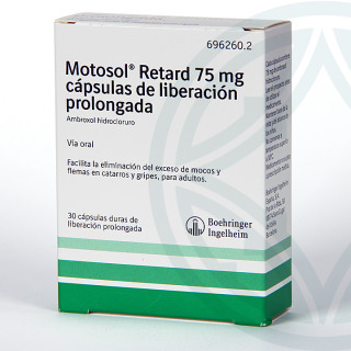 Motosol Retard 75 mg 30 cápsulas