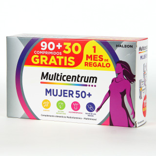 Multicentrum Mujer 50+ PACK 90+30 comprimidos