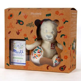 Mustela Pack Musti colonia de bebé 50 ml con osito de Regalo