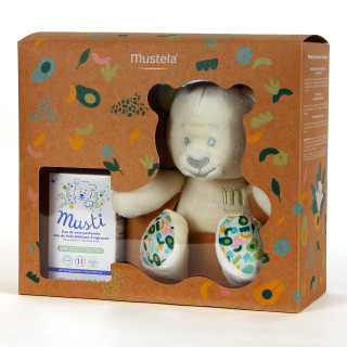 Mustela Pack Musti colonia de bebé 50 ml con osito de Regalo