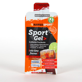 Named Sport Gel con Cafeína Cola-Lime 25 ml