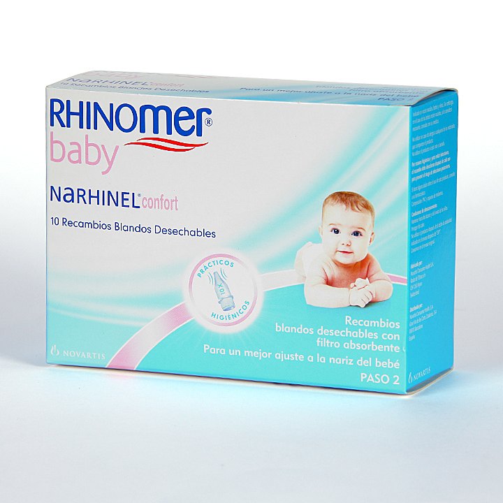 Rhinomer baby recambios blandos desechables 15 + 5 recambios gratis