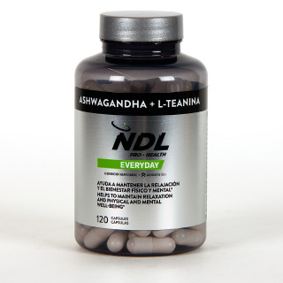 NDL Pro Health Everyday Ashwagandha + L-Teanina 120 Cápsulas