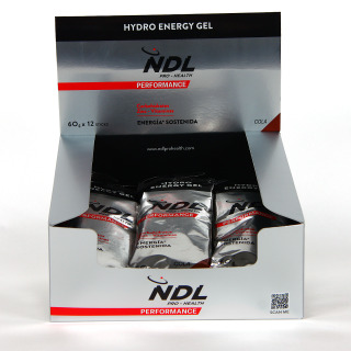 NDL Pro-Health Performance Hydro Energy Gel Caja 12 unidades REGALO 2 geles