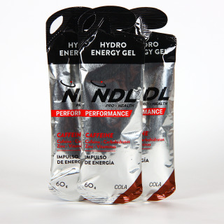 NDL Performance PACK Triplo Hydro Energy Gel con cafeína 20% Descuento
